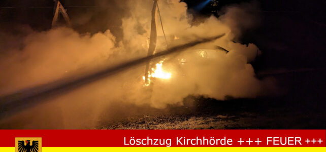 Einsatz Löschwasserversorgung in Wambel Einsatz Löschwasserversorgung in Wambel